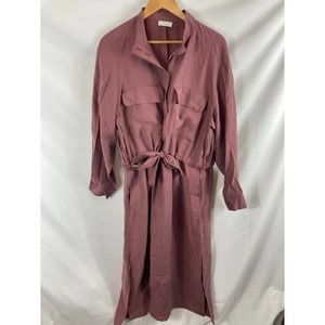 COS Lightweight Button Front Midi Dress